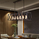 Elena’s Retro Loft 6 Bulb Industrial Chandelier Pendant Lights