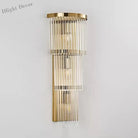 Elevate Your Space With The Luxurious Gold Crystal Wall Sconce