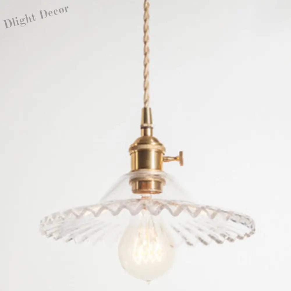 Eliana Scalloped Pendant: Vintage Charm With Green Hue (Multiple Color Options)