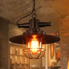 Embolden Your Space With Industrial Elegance: The Black Iron Ceiling Pendant Clear Glass Shade