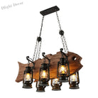 Embrace Coastal Charm With The Black Kerosene Chandelier Pendant Lighting