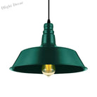 Embrace Industrial Charm And A Pop Of Color: The Red & Green Pendant Light Lighting