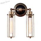 Embrace Industrial Charm And Flexible Illumination: The Rustic Cage Wall Sconce Wall Light