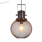 Embrace Industrial Charm: Black Antique Metal Pendant Lamp Lights