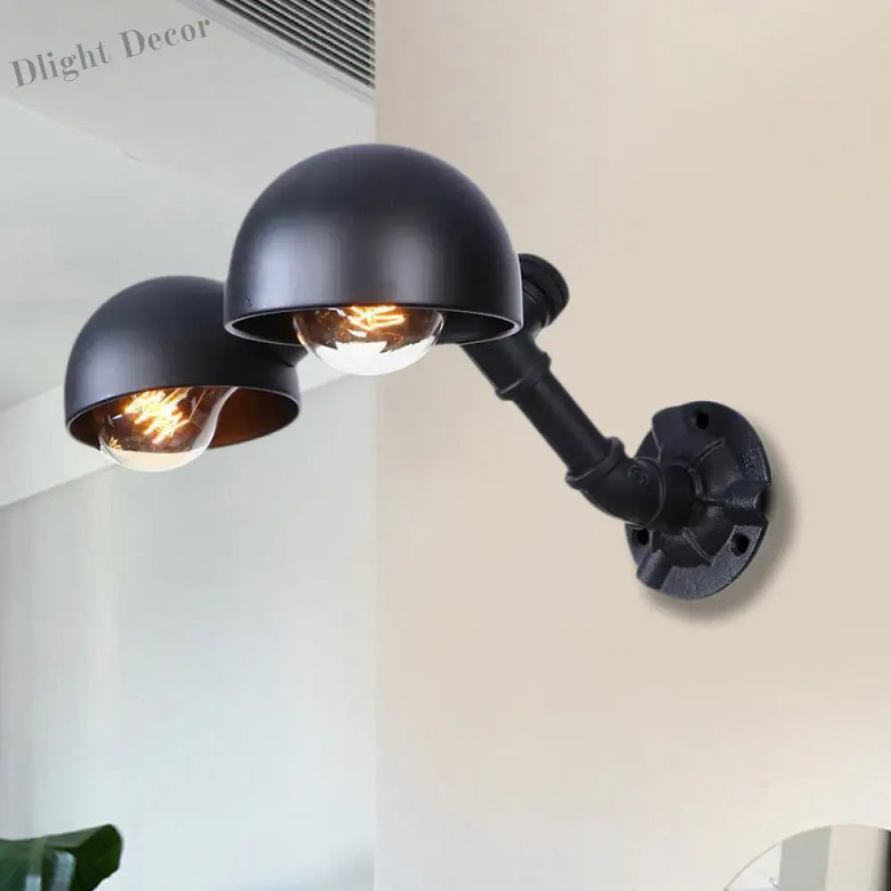 Embrace Industrial Charm: The Vintage Bowl Shade Wall Sconce