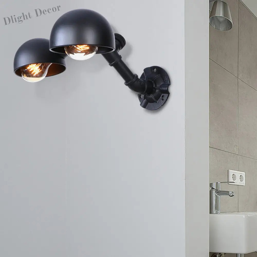 Embrace Industrial Charm: The Vintage Bowl Shade Wall Sconce