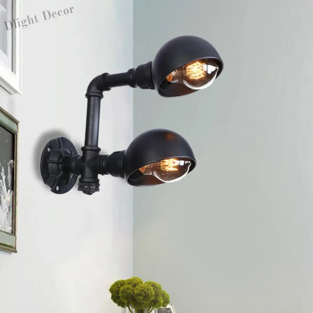 Embrace Industrial Charm: The Vintage Bowl Shade Wall Sconce