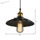 Embrace Industrial Charm With A Floral Touch: The Black Shade Pendant Lamp