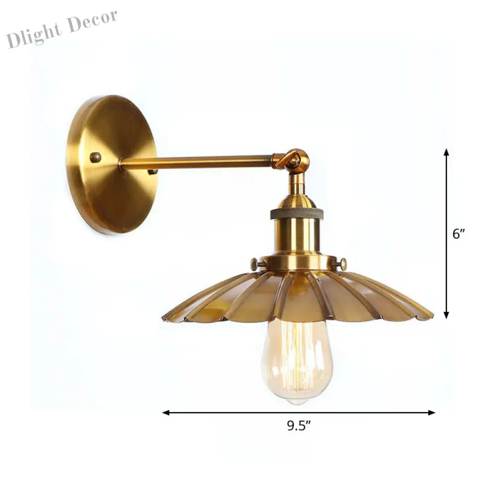 Embrace Industrial Versatility: The Adjustable Wall Sconce With Selectable Shade Wall Light