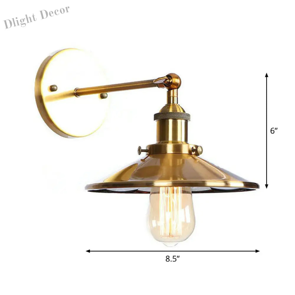 Embrace Industrial Versatility: The Adjustable Wall Sconce With Selectable Shade Wall Light