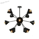 Embrace The Mid - Century Charm: The Industrial Sputnik Chandelier