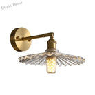 Emerson Classic Embrace: Brass Wall Sconce With Scalloped Glass Shade