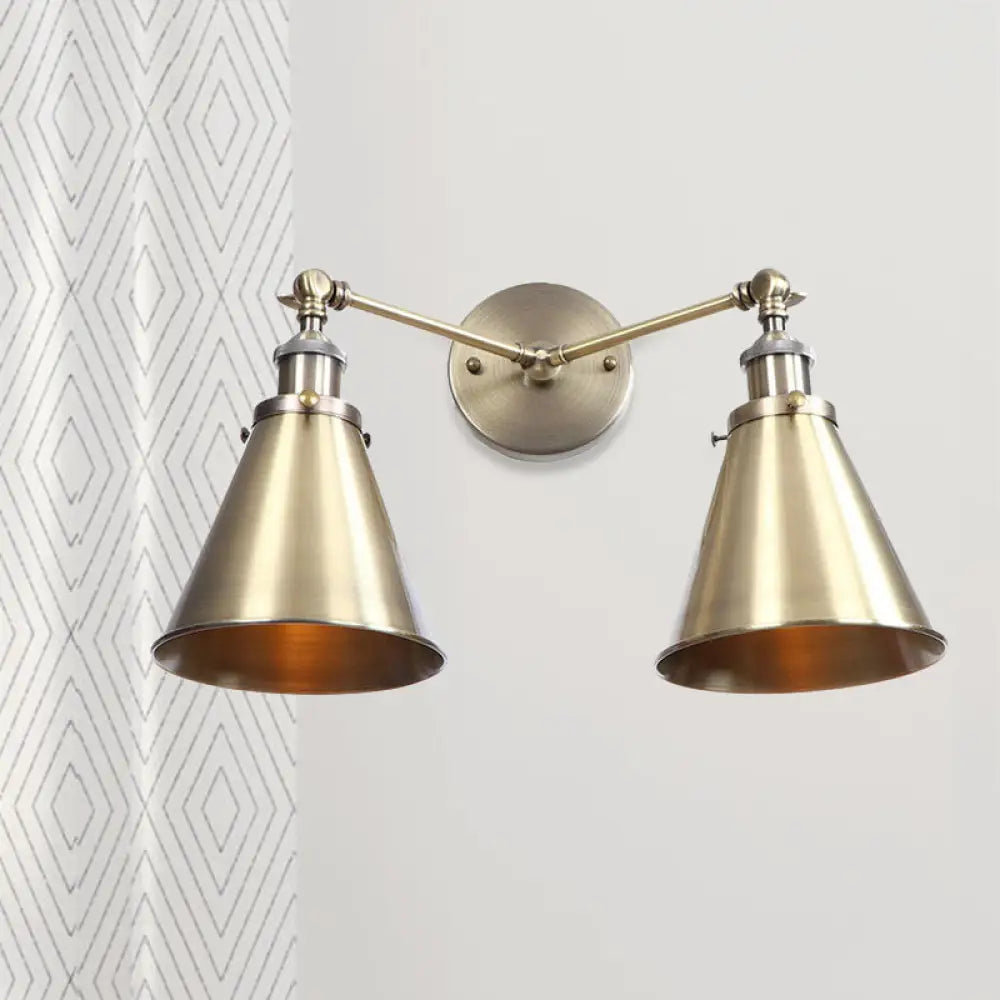 Emerson Wall Sconce: A Retro Touch For Your Restaurant’s Ambiance Antique Brass Wall Lamp