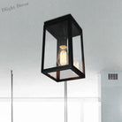 Emery Modern Rectangular Glass Ceiling Light