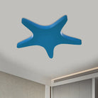 Emily Yellow/Orange/Blue Led Cartoon Star Ceiling Light For Kids Room Blue