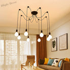 Emma’s Led Spider Chandelier - Diy Art Ceiling Lamp With Adjustable Wires Ceiling Light