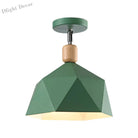 Emma’s Modern Adjustable Macaron Hexagon Ceiling Light - Elevate Your Space With Gray White And