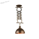 Enhance Your Clothing Store With Industrial Charm: The Bronze Bowl Drop Lamp Extendable Arm