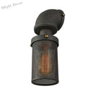 Enliven Your Walls With Industrial Flair: The Black Mesh Cylinder Wall Sconce