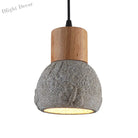 Enrich Your Space With Industrial Charm And Natural Beauty: The Cement Ceiling Light Wood Dome