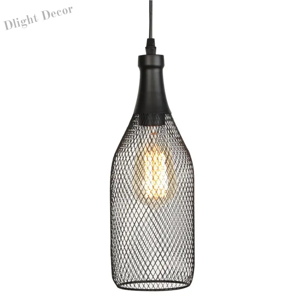 Ethan’s Industrial Wire Mesh Pendant Lamp: A Touch Of Charm