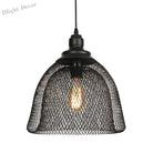 Ethan’s Industrial Wire Mesh Pendant Lamp: A Touch Of Charm