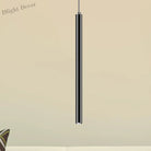 Ethan’s Modern Slim Pendant Lamp: A Touch Of Sophistication In Multiple Sizes Black / 39’ Warm