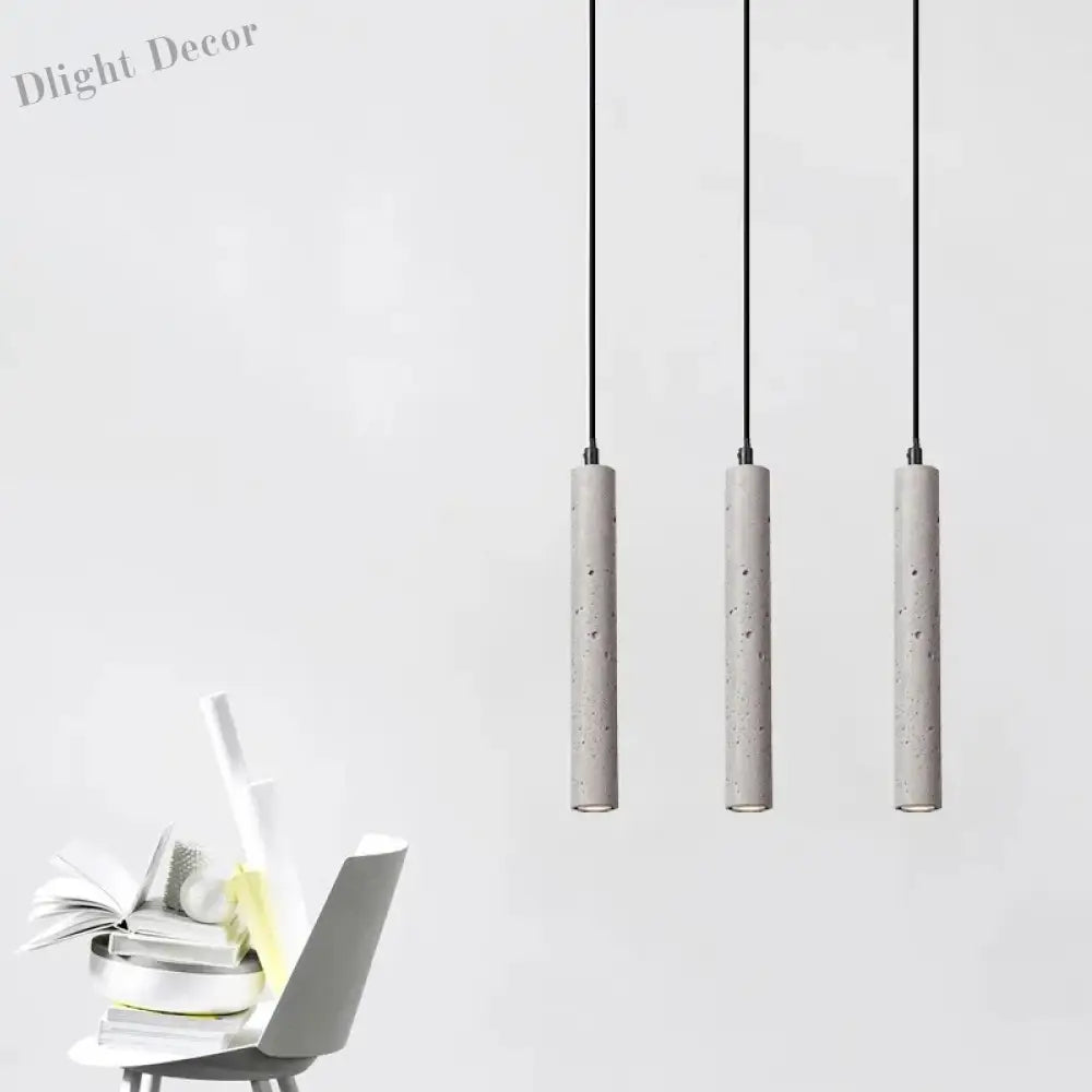 European Cement Pendant Light - Contemporary Elegance For Dining Spaces Lights