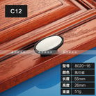 European Ceramic Cabinet Handles – Black and White Wardrobe Drawer Pulls for Kitchen and Furniture C12-8020 Handles