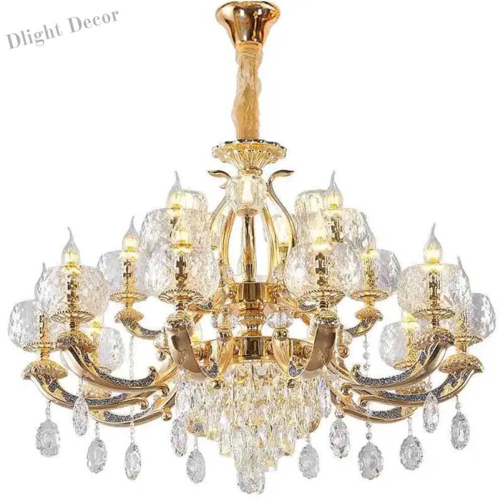 European Modern Simple Chandelier - Luxury Lighting For Home Villa Hotel And Duplex Architectural