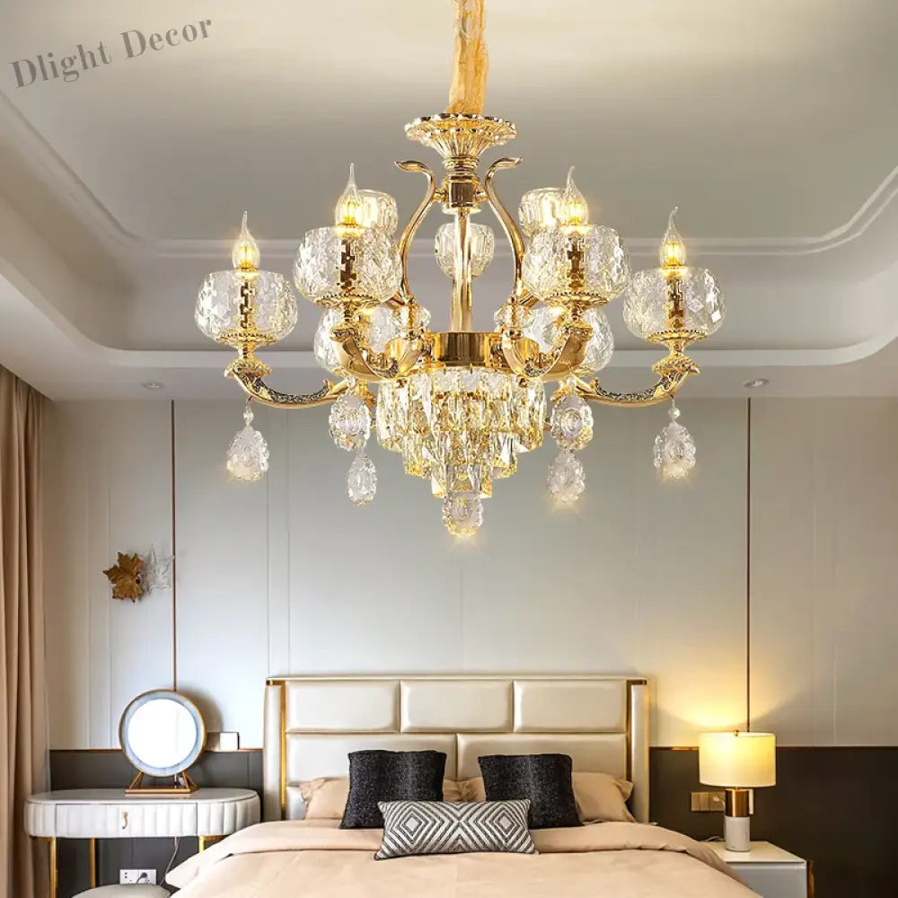 European Modern Simple Chandelier - Luxury Lighting For Home Villa Hotel And Duplex Architectural