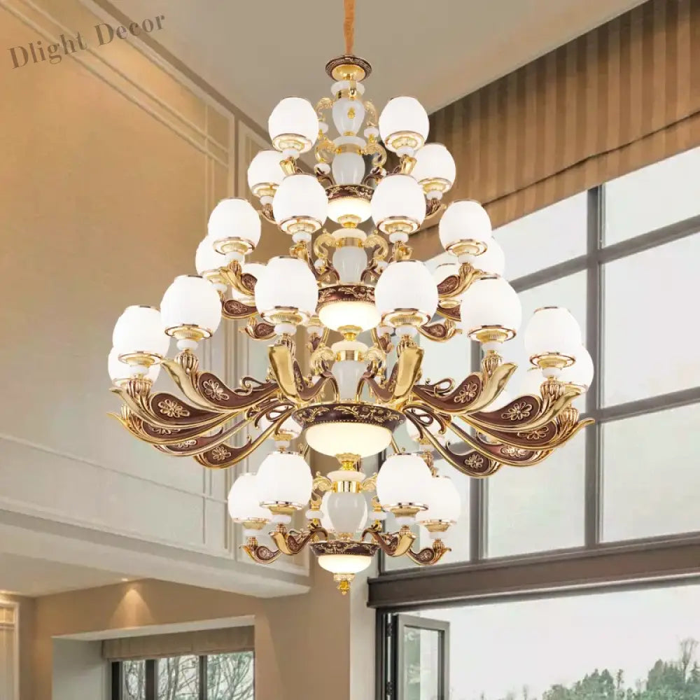 European Style Large Chandelier - Elegance For Living Rooms Hotels Villas And Grand Hallways