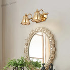 European - Style Mirror Cabinet Light 52Cm E14 - Elegant Bedroom And Bathroom Lamp With Golden