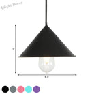 Eva - Stylish Cone Pendant Lamp (Choose Your Color!)