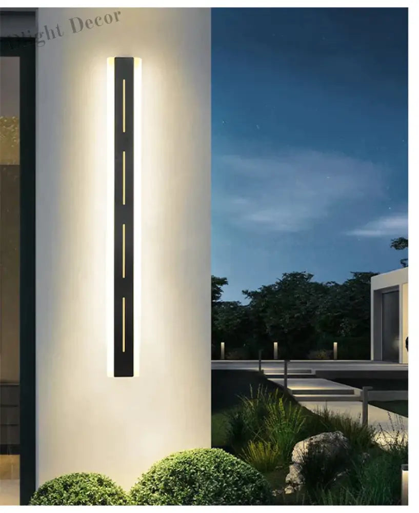 Eva’s Waterproof Aluminum Led Outdoor Wall Lamp - Remote Controlled Garden Porch Sconce Lamps