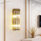 Evelyn - Exquisite 2 - Light Crystal Wall Sconce In Gold Finish