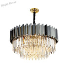 Evelyn’s Crystal Chandelier - Modern Elegance With Tiered Design