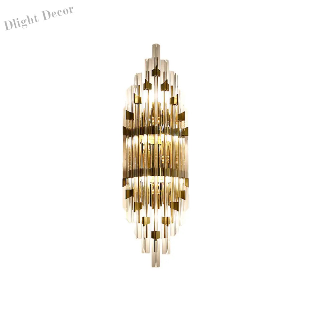 Evelyn’s Crystal Sconce - Modern Elegance For Your Living Room