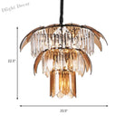 Evelyn’s Enchanting Crystal Chandelier: Light Up Your Living Room In Style