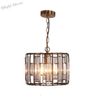 Everly’s Enchanting Embrace: Modern Black Crystal Pendant Lamp