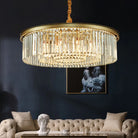 Exquisite Aura: A Touch Of Modern Brilliance For Your Dining Room Brass / 19.5’ Chandelier