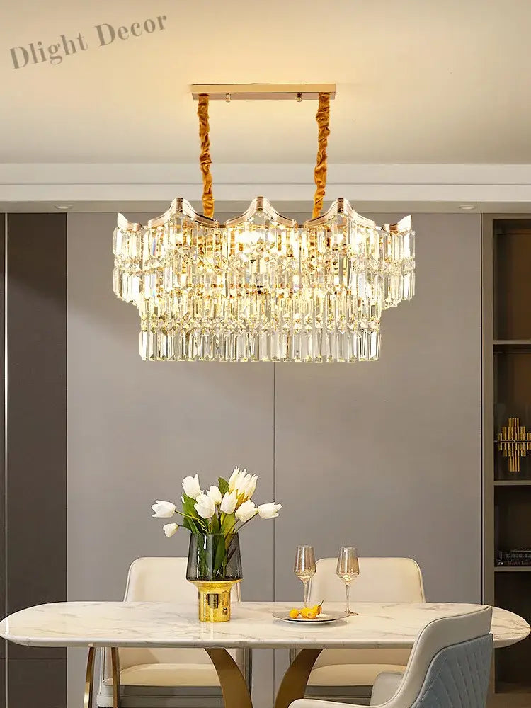 Exquisite Crystal Chandelier For Living Rooms Bedrooms And More - Modern French Light Luxury Design