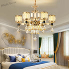 Exquisite Crystal Pendant Chandelier - A Luxurious And Romantic Lighting Fixture For Your Living