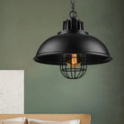 Ezra’s Industrial Pendant: Modern Flair & Rustic Charm Black