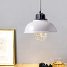 Ezra’s Industrial Pendant: Modern Flair & Rustic Charm White