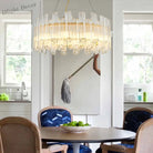 Freya’s Modern Gold Crystal Chandelier: Illuminate Your Space With Elegance