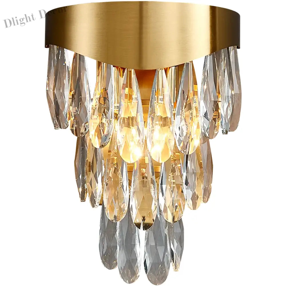 Gianna - Luxury Crystal Wall Lamp For High - Quality Home Decor Wall Lamp