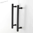 Gold and Black Brass T-Bar Handles – Straight Line Cabinet Pulls and Wardrobe Knobs Handles