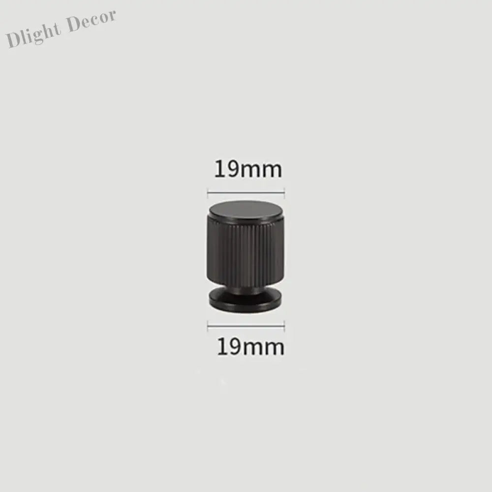Gold and Black Solid Brass Handles – Straight Line Cabinet T-Bar and Wardrobe Pulls TB9013-B19 Handles
