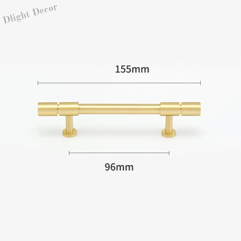 Gold and Bronze Brass Wardrobe Handles – Vintage Cabinet Drawer Pulls and Bar Handles gold 155mm Handles